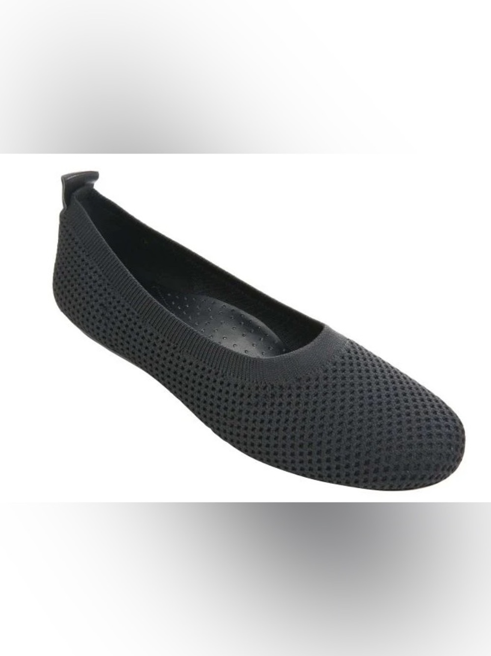 Vaneli black suvi stretch knit flats size 8.5